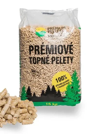 Pellet drzewny Prémiové Topné Pelety ENplus A1 – paleta 1 050 kg