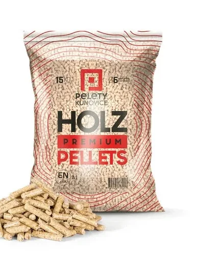 Pellet drzewny Kunovice HOLZ Premium ENplus A1 – pół palety 525 kg