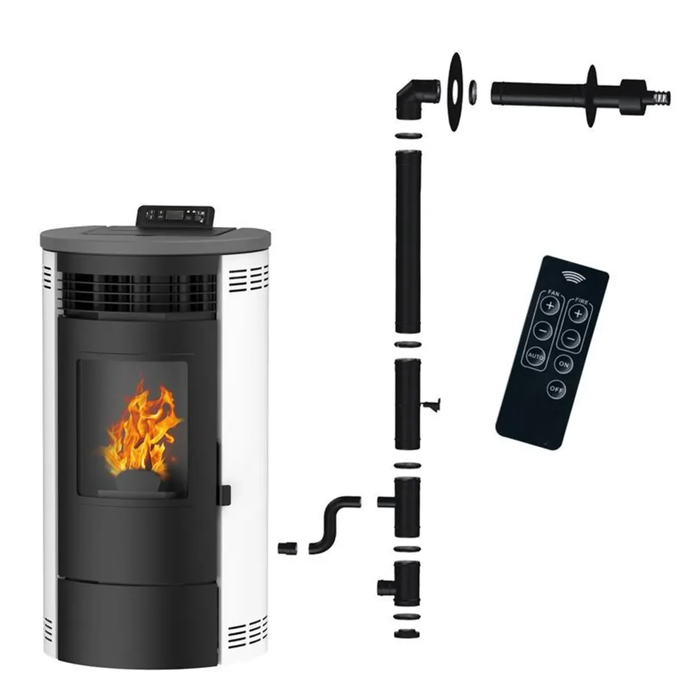 Piec na pellet Flavia 15 kW, biały