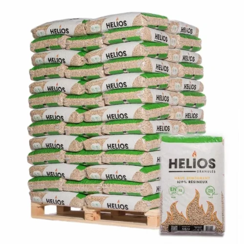 Pellet drzewny HELIOS ENplus A1, paleta 975 kg