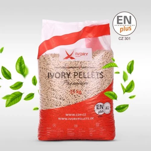 Pellet drzewny IVORY Premium ENplus A1, paleta 1 050 kg