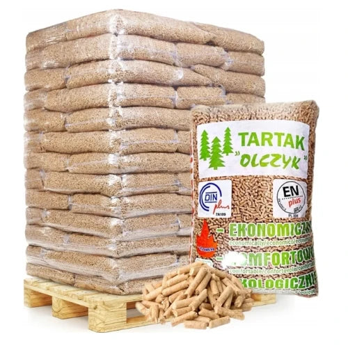 Pellet drzewny Olczyk DINplus, paleta 975 kg