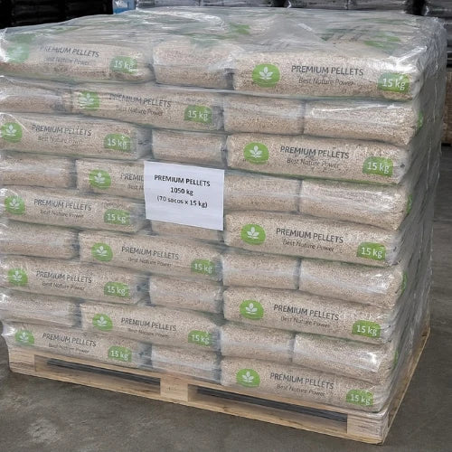 Pellet świerkowy Premium Pellets ENplus A1, paleta 1 050 kg